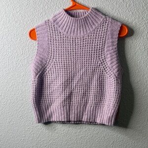 Jessica Simpson Purple Sleeveless Sweater